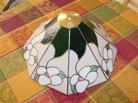 From hard back to soft back, silk to linen, paper and more, lux lampshades has any look and style you need. Custom Stained Glass Dogwood Lamp Shade by Chapman ...