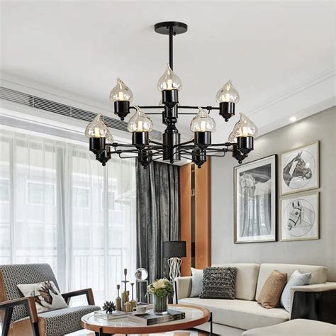 Nordic Industrial Style Dining Room Chandelier Led Creative Personality