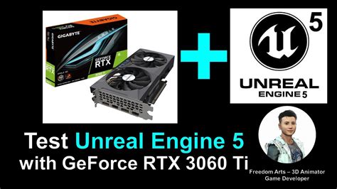 Test Unreal Engine 5 With Geforce Rtx 3060 Ti Youtube