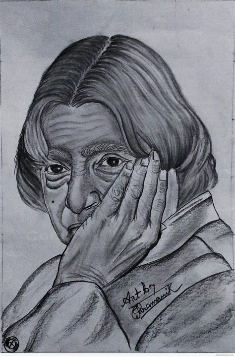 Abdul kalam left for his heavenly abode on monday, 27th july 2015, after suffering a massive heart attack while doing what below are some must know facts about the iconic dr. Superb Pencil Sketch Of DR. APJ Abdul Kalam Ji ...