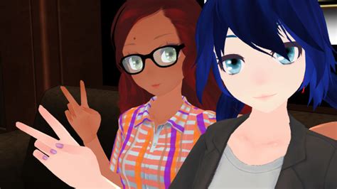 Mmdmiraculous Ladybug Alya And Marinette Selfie1 By Kirolafe On Deviantart