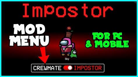 Download among us mega mod menu apk and original apk for android. Download and upgrade Get Among Us Mod Menu Working Latest Update January 2021