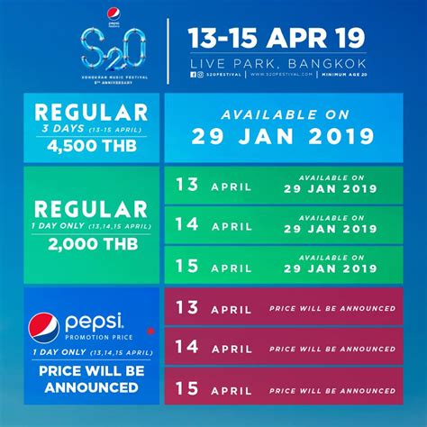 Know all about the ticket prices, specialties as well as unique gift items you can buy at the stalls! 04-13-19 S2O Songkran Music Festival Bangkok 2019 - Ticket ...