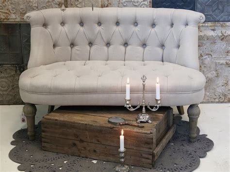 Bab.la ist für diese inhalte nicht verantwortlich. Französisches Sofa Leinenstoff Chic Antique vintage ...