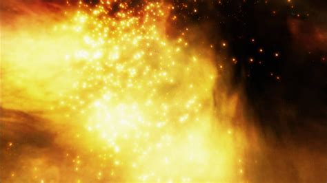 Golden Explosion Fireworks Explosion Lights Golden Background Hd