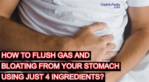 Flush Gas And Bloating From Your Stomach Using Just 4 Ingredients