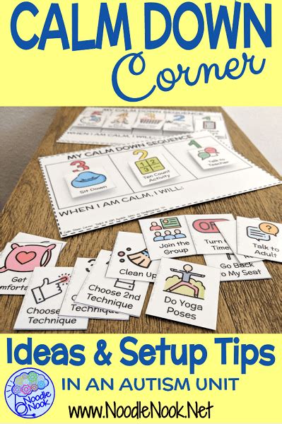 Calm Down Corner Ideas In An Autism Classroom Noodlenooknet