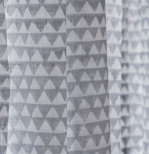Buy Star Triangle Cotton Slub Sheer Fabric Grey Thoppia
