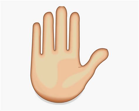 Image Raised Hand Emoji Png Free Transparent Clipart ClipartKey