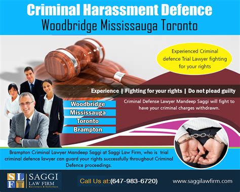 criminal harassment defence woodbridge mississauga toronto saggi law firm