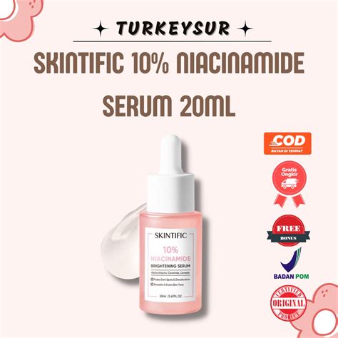 Jual Skintific 10 Niacinamide Brightening Serum Wajah 20ml Skintific