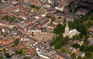 Kettering town centre from the air | aerial photographs of Great ...