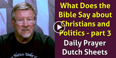 What Does The Bible Say About Christians And Politics Part 3 Give