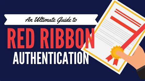 How To Authenticate Documents With Dfa Red Ribbon An Ultimate Guide