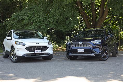 Suv Comparison 2020 Toyota Rav4 Hybrid Vs 2020 Ford Escape Hybrid