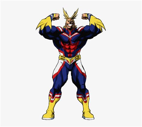 All Might Hero Form Full Body My Hero Academia All Might Png Image