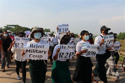 Myanmar Security Forces Fire On Protesting Medical Workers Some Hurt Media Abs Cbn News