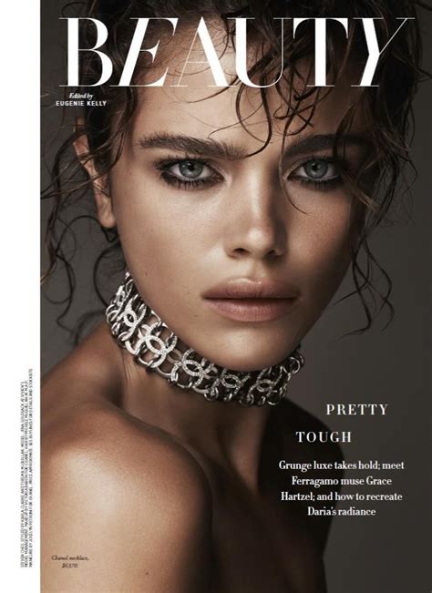 Pretty Tough Harpers Bazaar Australia Beauty Shoot Beauty Grunge