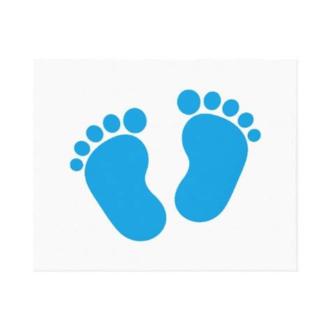 Blue Baby Footprint Clipart Best