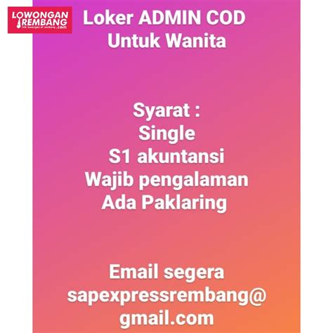 Gudang lagu paling besar, menjadi pilihan pertama untuk anda. Loker Gudang Wings Rembang / Lowongan Kerja Cafe Uptown Winbar Bacchus Socialhouse Semarang ...