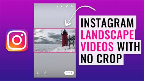 It allows to resize your cropped photos as well. Instagram Landscape No Crop Videos Tutorial - YouTube