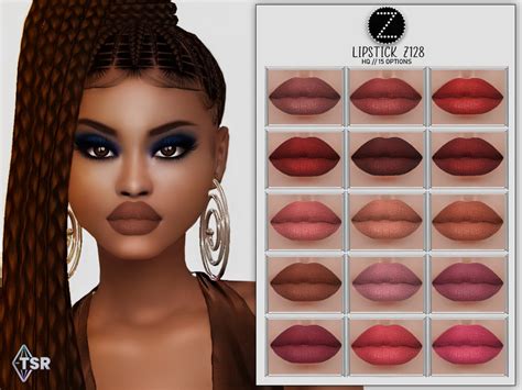 Lipstick Z128 By Zenx From Tsr Sims 4 Downloads