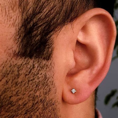 Macho Stud Guys Ear Piercings Cool Ear Piercings Men Earrings