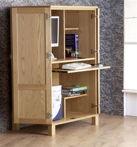 If you have a dedicated home office, you can go for a big desk that becomes the focal point of your. Alphason Duke Oak Computer Hideaway: Amazon.co.uk: Kitchen ...