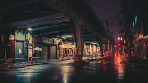Tapety Ulice Panoráma Města Noc Odraz Fotografování Večer