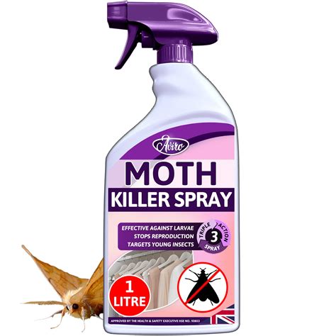 Buy Aviro Moth Killer Spray Litre Fast Acting Moth Repellent
