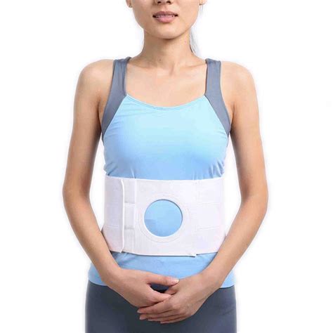 Buy Adjustable Ostomy Hernia Belt With Stoma Opening For Colostomy Bag