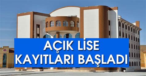 Açik lise haberleri sayfasında güncel ve son dakika açik lise hakkında haberler ile bilgiler bulunmaktadır. Açık Lise Kayıtları Başladı - Karamandan.com