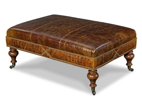 So you can choose between fabric or leather footstool coffee tables. Ottomans - Shannon's House