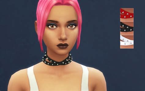 Spiked Collar Sims 4 Jewelry