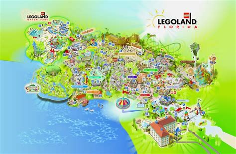 O Melhor De Orlando Fl Novo Mapa Legoland Florida