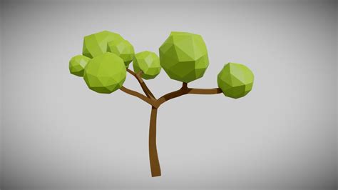 Low Poly Tree Model