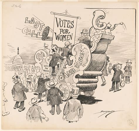 Photo Print Drawing Available Online Womens Suffrage Cartoons