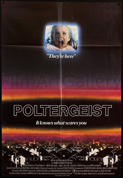 Poltergeist Movie Poster 1 Sheet 27x41 Original Vintage Movie Poster