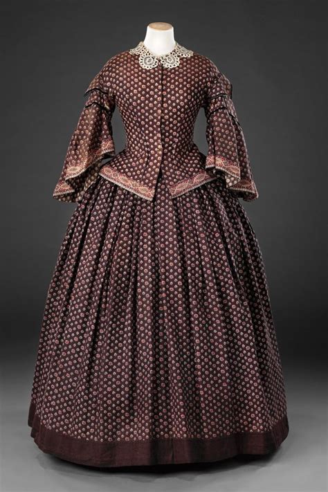 Dress Mid 1850s John Bright Collection 1850s Fashion Edwardian