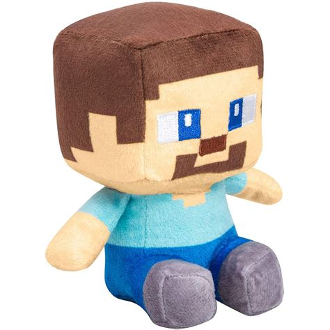 Jinx Minecraft Mini Crafter Steve Plush Stuffed Toy 45 Inches 12cm