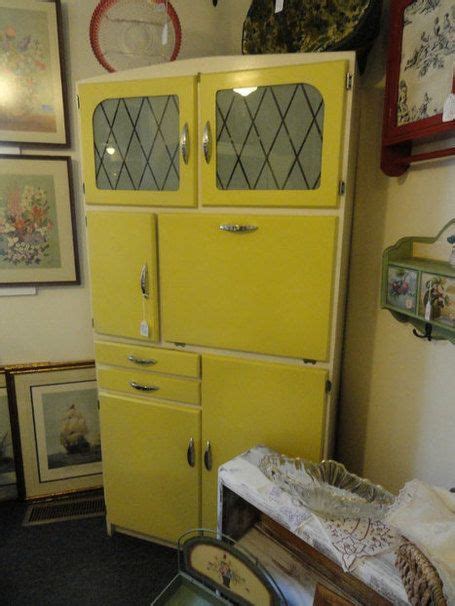 From the stunning appeal of natural oak to sleek, contemporary white cabinets, explore our kitchen cabinet styles page for a full look at our selection. restored 1950s kitchen cabinet | For the Home | Pinterest