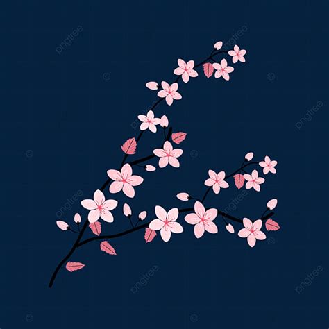 Sakura Cherry Blossom Vector Art Png Cherry Blossoms Pink Sakura 38