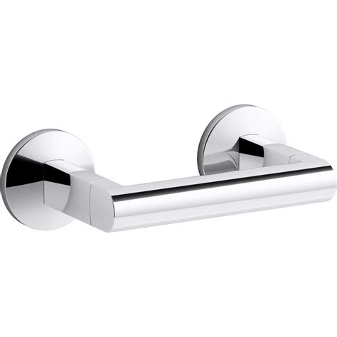 I'll be hanging it from the bottom of a shelf, didn't dawn on me that the pivoting bar would swing forward when installed in a hanging position, allowing the roll to fall off. KOHLER Components Pivoting Toilet Paper Holder in Polished ...