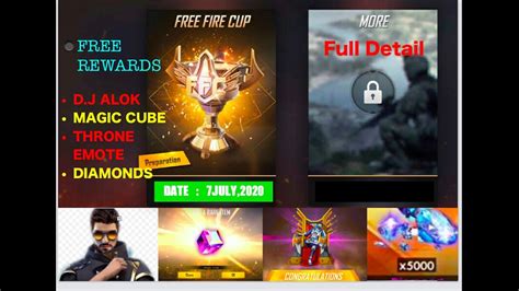 The reason for garena free fire's increasing popularity is it's compatibility with low end devices just as. FREE FIRE CUP 2020 | Full detail | free rewards | JAT BABA ...