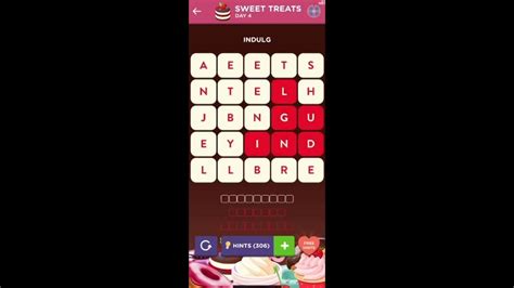 Wordbrain 2 Sweet Treats Event Day 4 November 14 2023 Answers