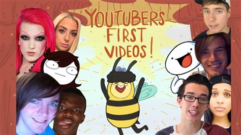 Youtubers First Videos Animation Youtube