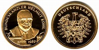 Deutschland Goldmedaille 1999 Bundeskanzler Helmut Kohl PP | MA-Shops