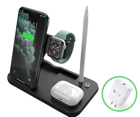 Spazy Case® 4 In 1 Qi Certified Fast Charging Station For Apple