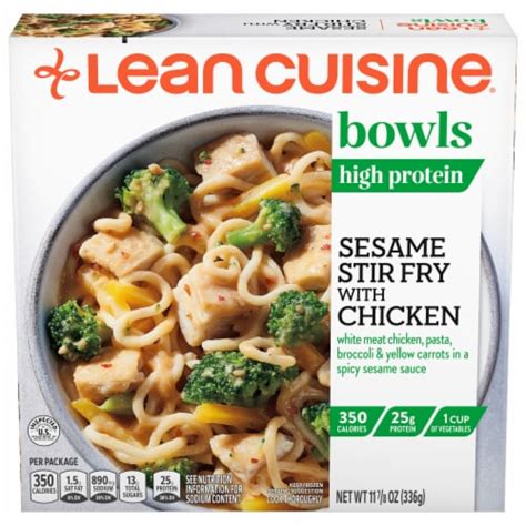 Lean Cuisine® Bowls Sesame Stir Fry With Chicken Frozen Meal 1185 Oz