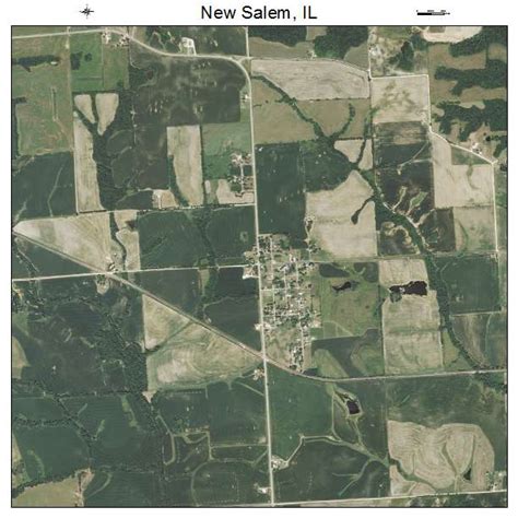 Aerial Photography Map Of New Salem Il Illinois